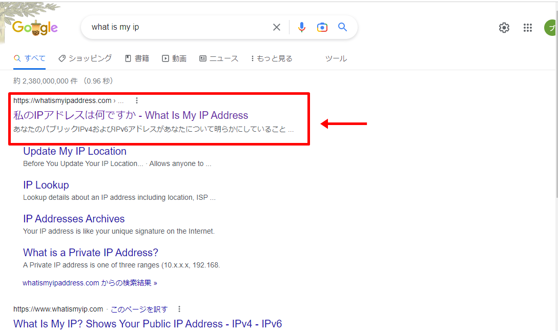 Googleアナリティクス　IPアドレスの除外手順10